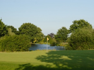 One of the greens at The Hertfordshire Golf and Country Club